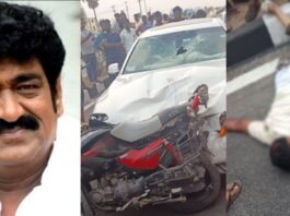 senior-actor-raghu-babu-car-accident-hit-biker-coming-in-wrong-way